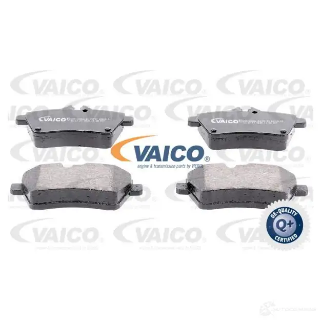 Тормозные колодки дисковые, комплект VAICO WVA 24077 V30-8186 DT3GC7 1567416 изображение 0
