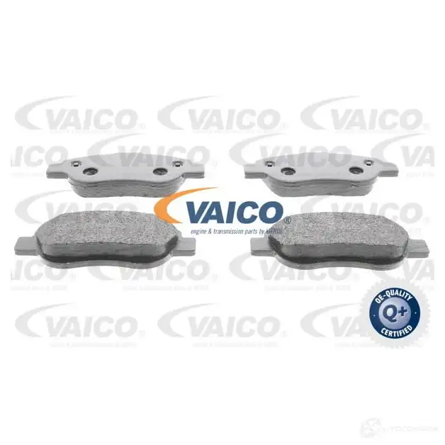 Тормозные колодки дисковые, комплект VAICO V46-0136 61APT8 WVA 24393 1571898 изображение 0