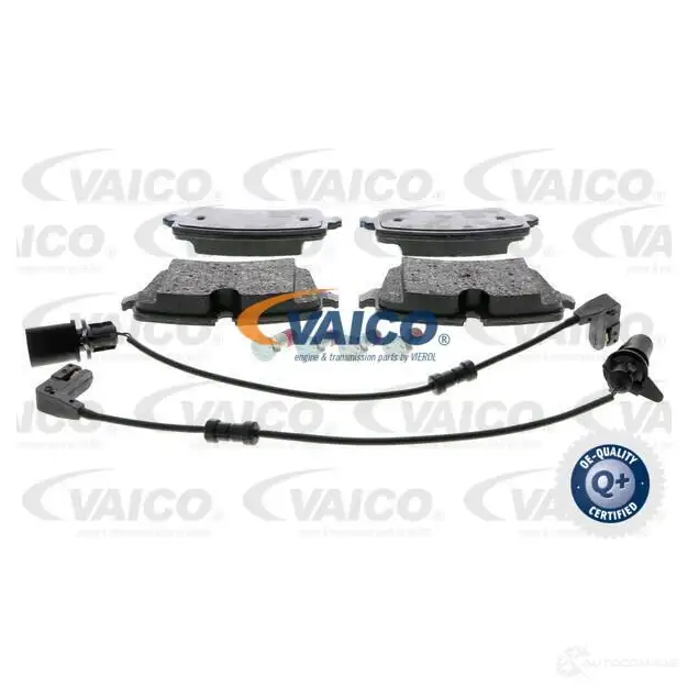 Тормозные колодки дисковые, комплект VAICO QZFLZ6 4 V10-1024 4046001653148 1551752 изображение 0