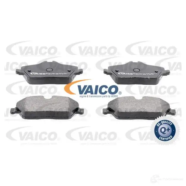 Тормозные колодки дисковые, комплект VAICO 1560133 WVA 23916 V20-8159 WVA 23915 изображение 0