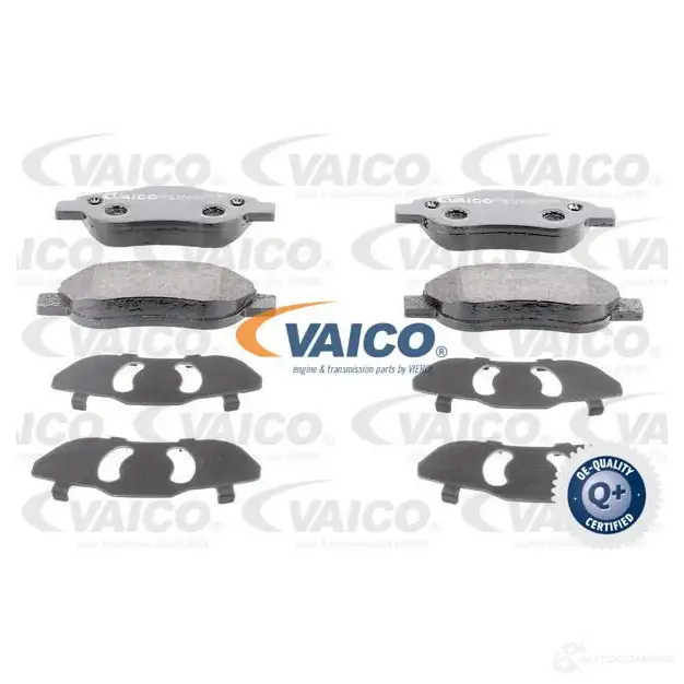 Тормозные колодки дисковые, комплект VAICO LYYOZY T 4046001452635 1561109 V24-0101 изображение 0