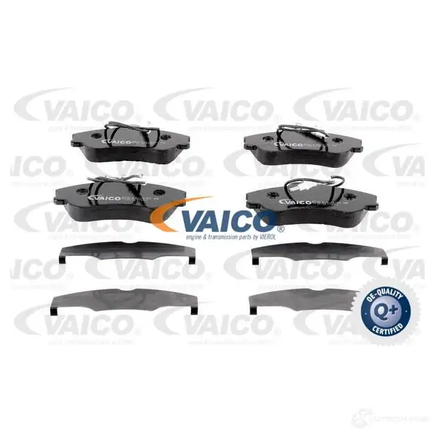 Тормозные колодки дисковые, комплект VAICO WVA 23124 1560379 V22-0079 WVA 23125