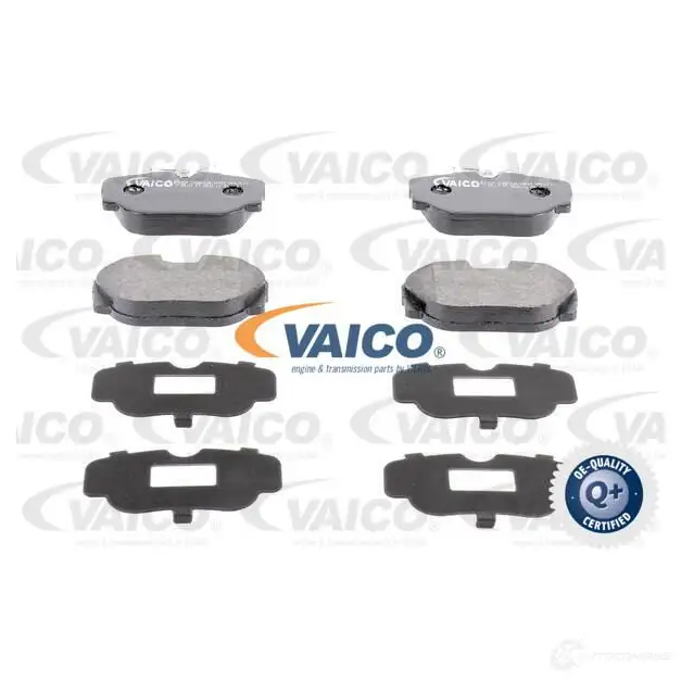 Тормозные колодки дисковые, комплект VAICO 1560075 1 054U 4046001307713 V20-8102
