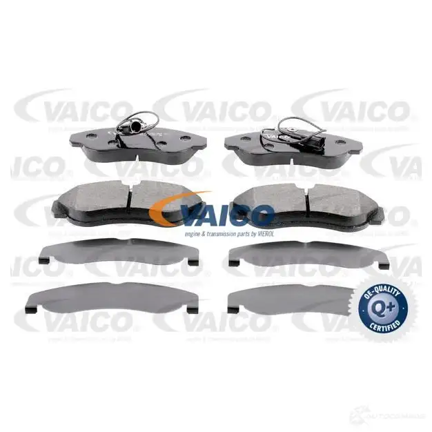 Тормозные колодки дисковые, комплект VAICO WVA 21799 1560375 V22-0075 WVA 23603 - Изображение 1
