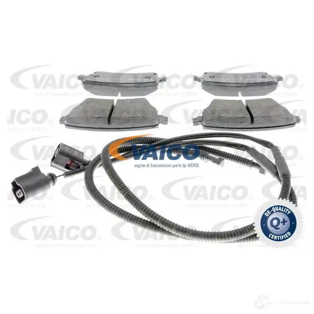 Тормозные колодки дисковые, комплект VAICO WVA 23326 1556424 WVA 23882 V10-8351 - Изображение 1