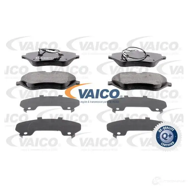 Тормозные колодки дисковые, комплект VAICO 1570934 4046001470325 V42-0147 967 SR