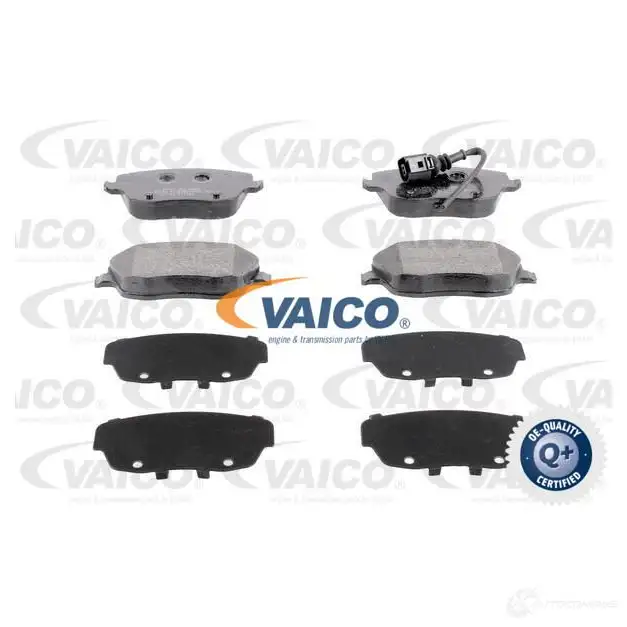 Тормозные колодки дисковые, комплект VAICO V10-8180 1556233 WVA 23581 WVA 23843 изображение 0