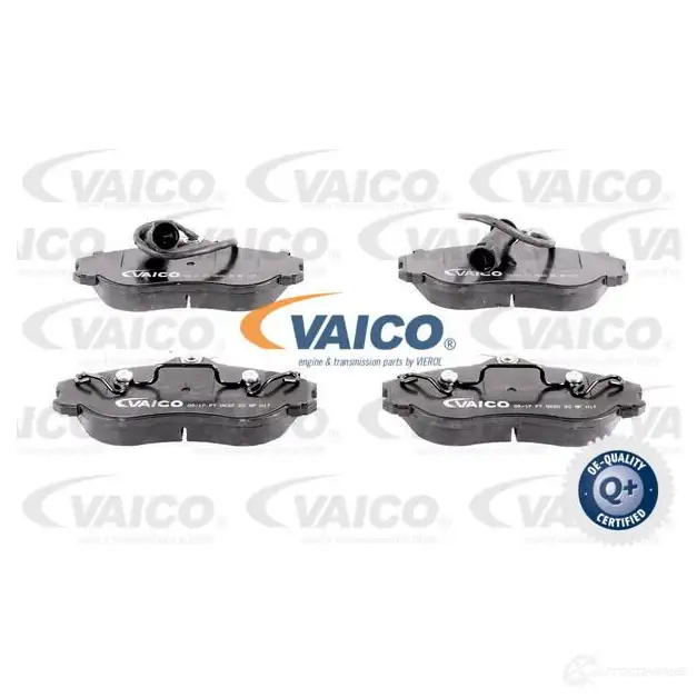 Тормозные колодки дисковые, комплект VAICO WVA 21288 WVA 21138 V10-8350 1556422 изображение 0