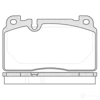 Тормозные колодки дисковые, комплект VAICO V10-9889 82M VB 1556890 4046001803956 - Изображение 1