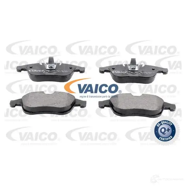 Тормозные колодки дисковые, комплект VAICO U6HQ FH 1572015 4046001471001 V46-0252 изображение 0
