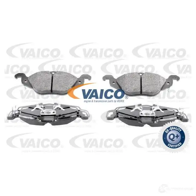 Тормозные колодки дисковые, комплект VAICO WVA 23063 - 23064 1570632 WVA 23066 - 23067 V40-8010