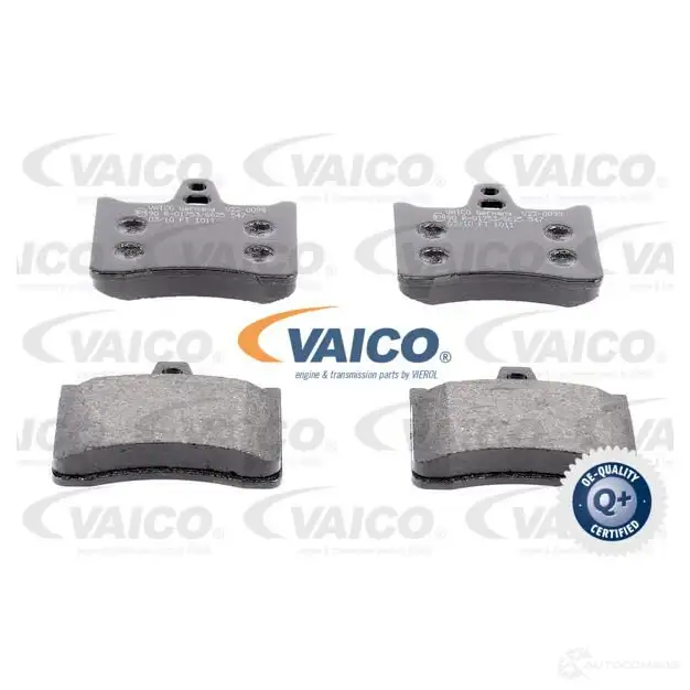 Тормозные колодки, комплект VAICO WVA 20389 1560398 v220098 WVA 23161