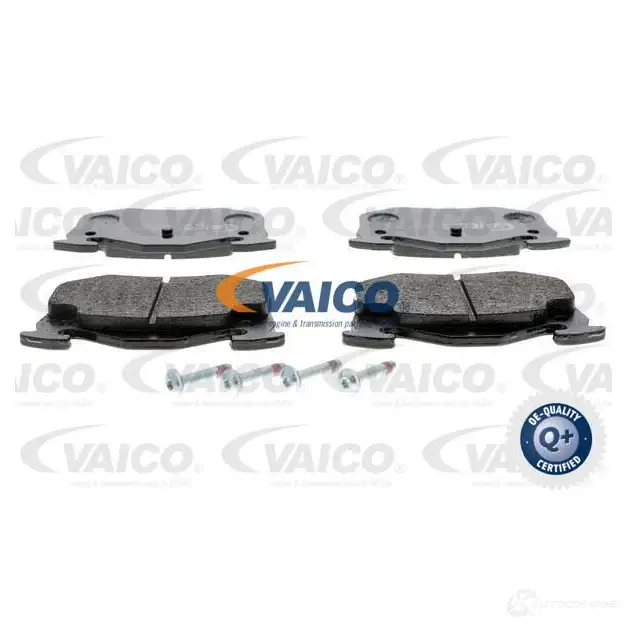 Тормозные колодки дисковые, комплект VAICO V46-0161 1571923 WVA 21600 WVA 21597 изображение 0