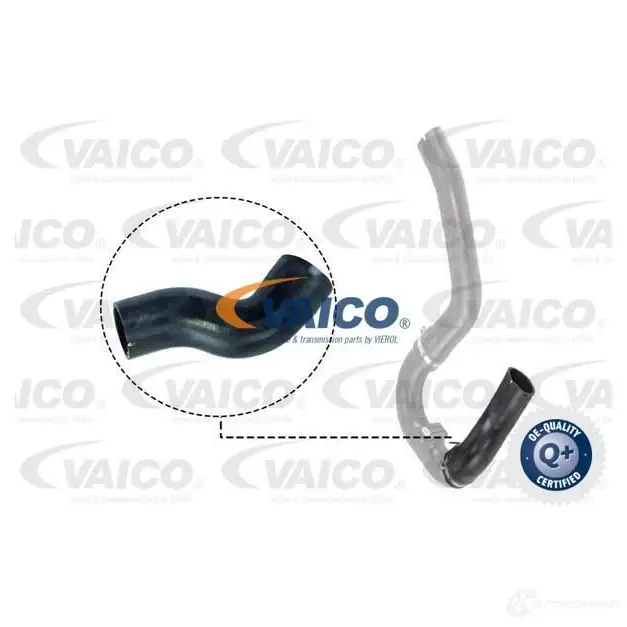 Патрубок интеркулера VAICO C0 JKIBV 4046001786082 1561693 V24-0711 изображение 1