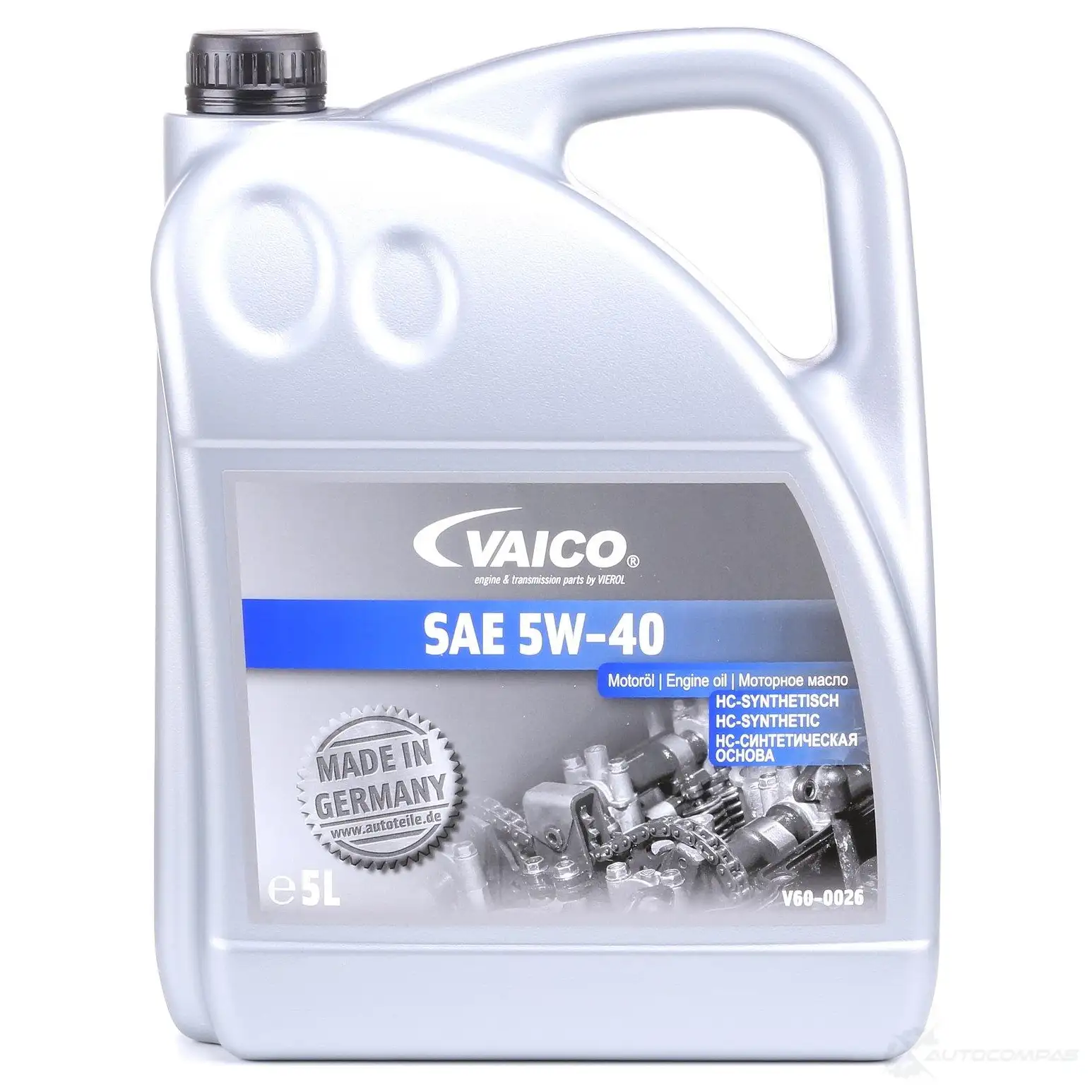Моторное масло VAICO 5W-40 V60-0026 API SL/ CF ACEA A3 / B3 / B4 1438734355 изображение 0