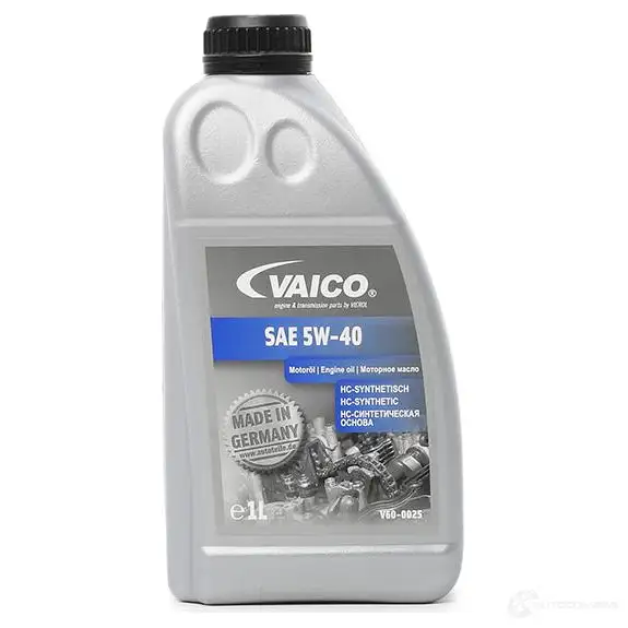 Моторное масло VAICO 5W-40 API SM/CF ACEA A3 /B4 V60-0025 1438734377 изображение 1