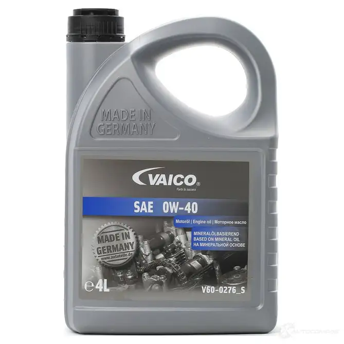 Моторное масло VAICO 0W-40 API SM, CF - ACEA A3, B3, B4 V600274S 1438734522 изображение 0