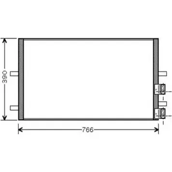 Радиатор кондиционера ORDONEZ 8K 22D E18RC2 1274697407 2064703 изображение 0