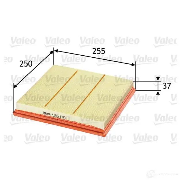 Воздушный фильтр VALEO 7W MUP 232037 585179 3276425851795 - Изображение 1