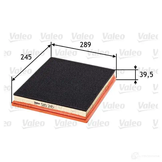 Воздушный фильтр VALEO QLR S4IG 3276425852457 232052 585245 - Изображение 1