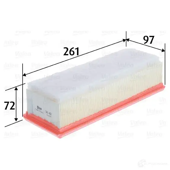 Воздушный фильтр VALEO 3276425854178 585417 1424235914 5JK GV - Изображение 1