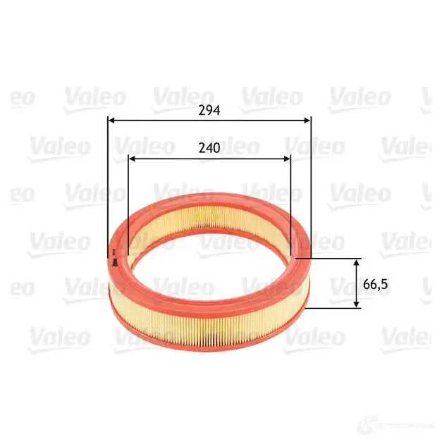 Воздушный фильтр VALEO 1206050724 7 0PE0W 585651 3276425856516 - Изображение 1
