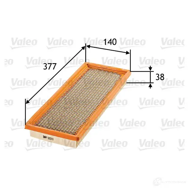 Воздушный фильтр VALEO NI VPYU 3276425853102 585310 1206048366 - Изображение 1
