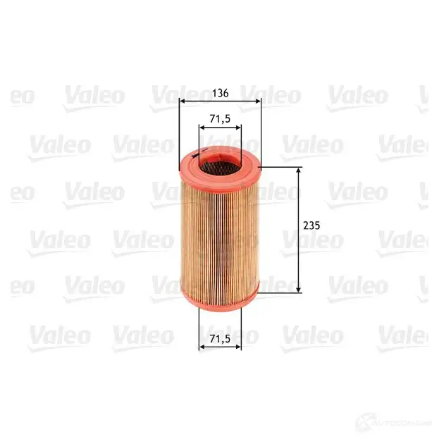 Воздушный фильтр VALEO VDE 79MW 1206049594 3276425856226 585622 - Изображение 1