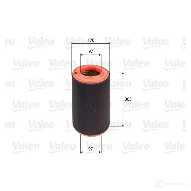 Воздушный фильтр VALEO 585695 15V RUW1 3276425856950 1206051204 - Изображение 1