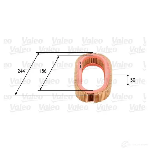 Воздушный фильтр VALEO 232066 3276425856165 585616 YXGZ 57 - Изображение 1
