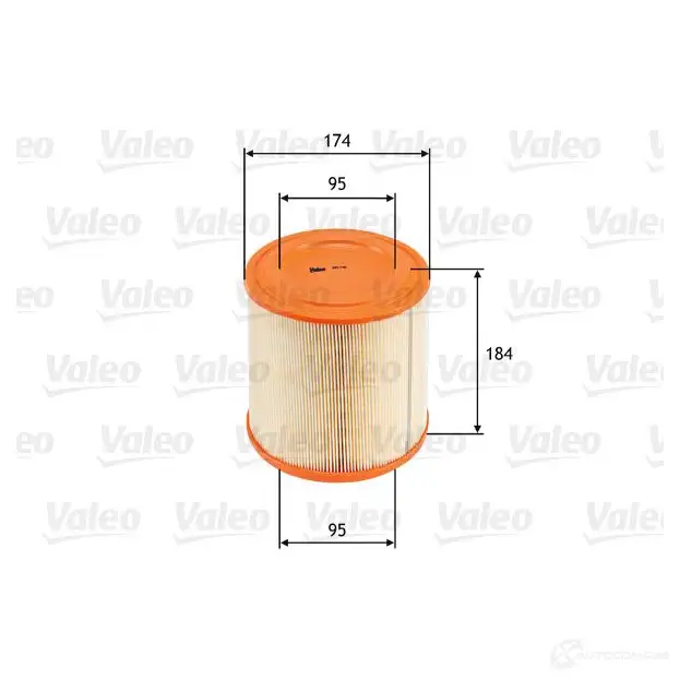 Воздушный фильтр VALEO 3276425857407 585740 XF WT6W 1206051604 - Изображение 1