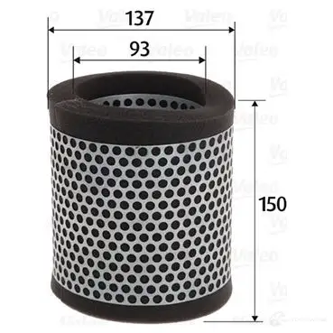 Воздушный фильтр VALEO X TNFEA 1437847192 585767 - Изображение 1