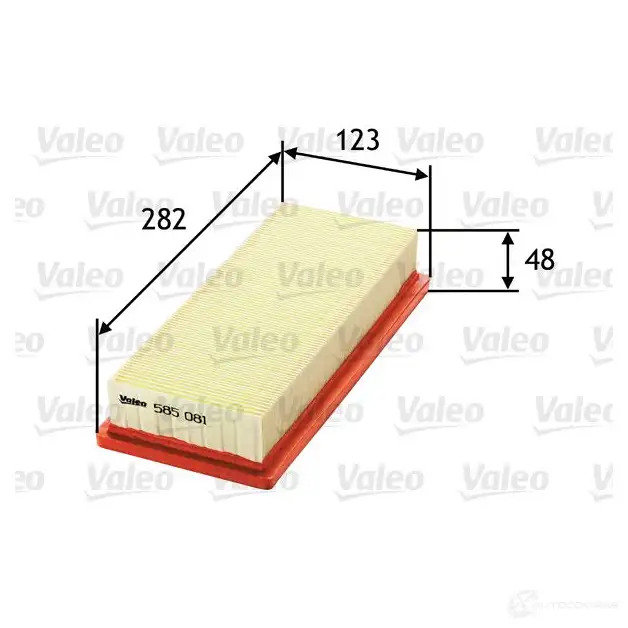 Воздушный фильтр VALEO XTBS PY2 585081 1206045426 3276425850811 - Изображение 1