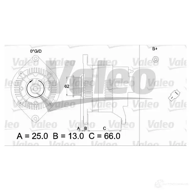 Генератор VALEO E3F0 00 226085 3276424365286 436528 изображение 0