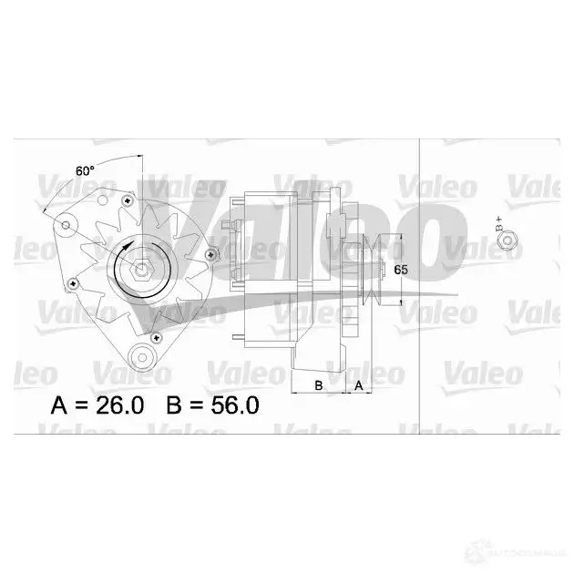 Генератор VALEO 5990208 3276424365767 436576 X28H W изображение 0