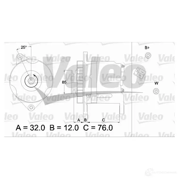 Генератор VALEO WXC14 3 3276424365132 436513 226070 - Изображение 1