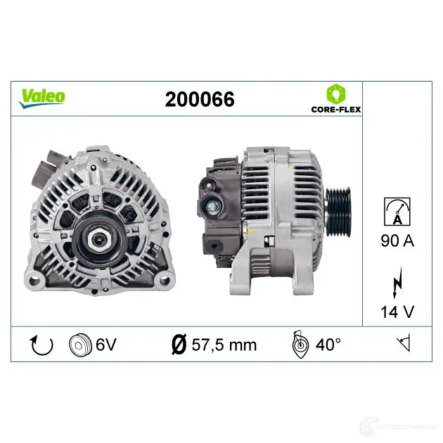 Генератор VALEO 200066 3 LHEM 1437851886