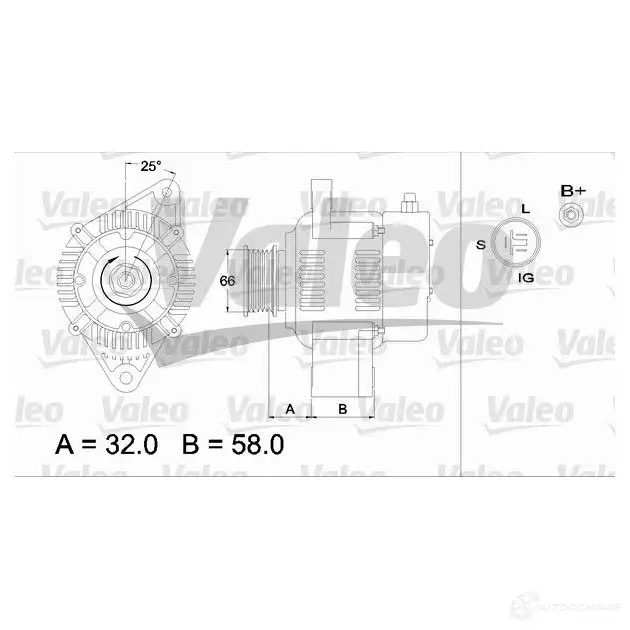 Генератор VALEO N1VQW0 L 436537 3276424365378 226094 - Изображение 1