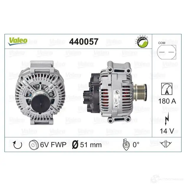 Генератор VALEO 440057 227642 TG17 C041 42GLR62 изображение 2