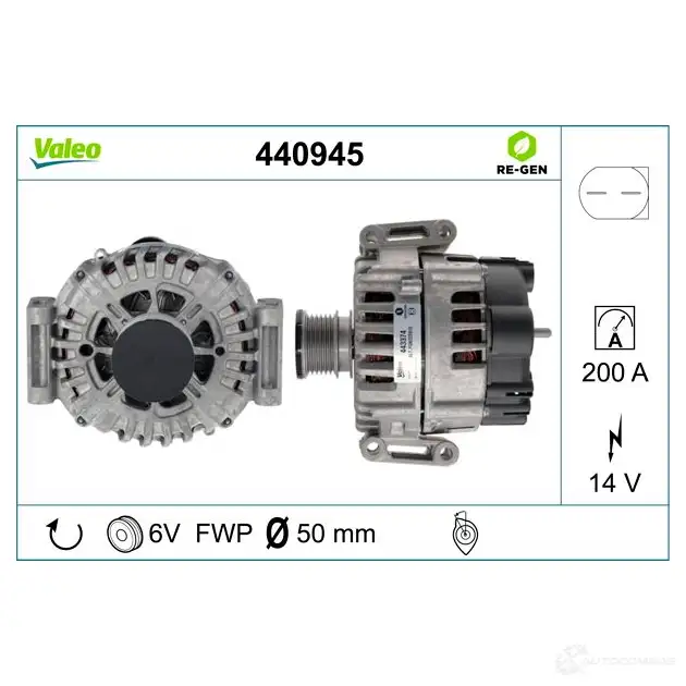 Генератор VALEO NEF F5 440945 1437850627