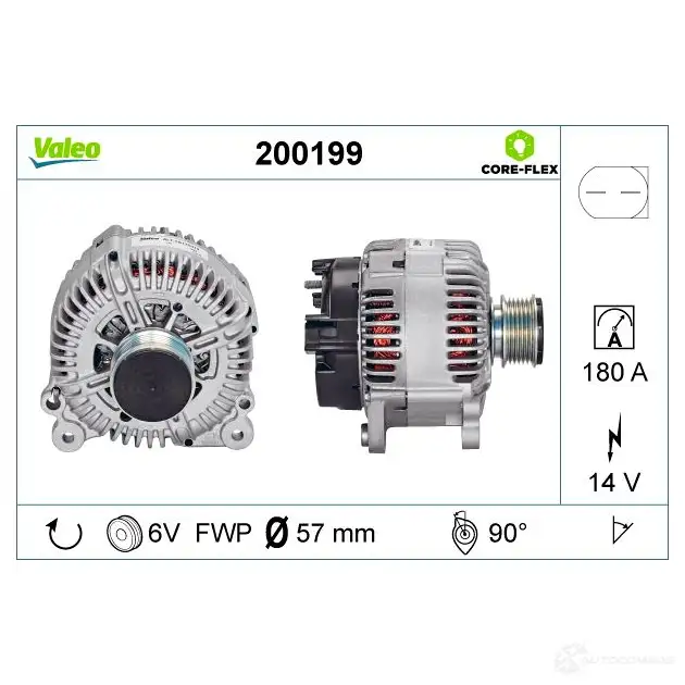 Генератор VALEO AC ZUX20 200199 1437853455