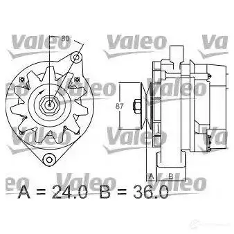 Генератор VALEO A11R4 2 518050 433476 225691 - Изображение 1