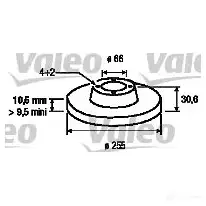Тормозной диск VALEO 219858 186567 3276421865659 E 8YRY