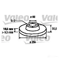 Тормозной диск VALEO 3276421865925 AZ 07WB 186596 219882