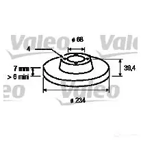Тормозной диск VALEO 219920 3276421866496 2G8V J6 186654