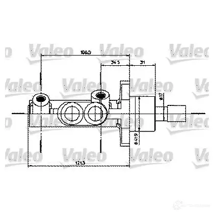 Главный тормозной цилиндр VALEO 225169 3276424022318 S FDO9 402231