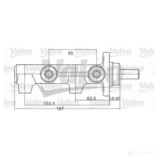 Главный тормозной цилиндр VALEO 350712 224921 G ZFQNC 3276423507120 изображение 0