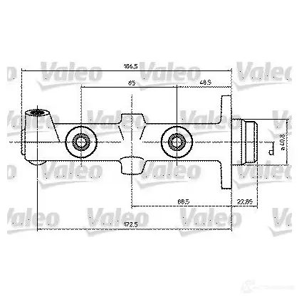 Главный тормозной цилиндр VALEO 224908 3276423506864 1 HY6Y3 350686 - Изображение 1