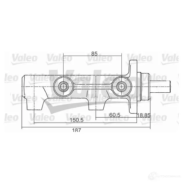 Главный тормозной цилиндр VALEO X EH90EQ 350713 3276423507137 224922