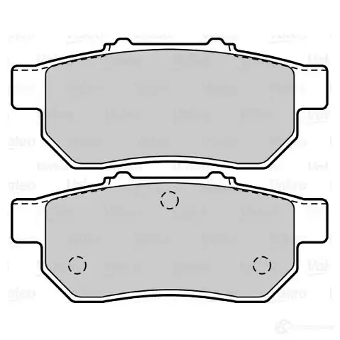 Тормозные колодки дисковые, комплект VALEO 3276426015301 1206093368 NRPCIR C 601530 - Изображение 1